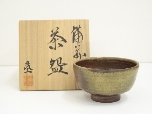 道具 ] - 道具 備前焼 菅形基道造 茶碗（共箱） | ネットショップ圭